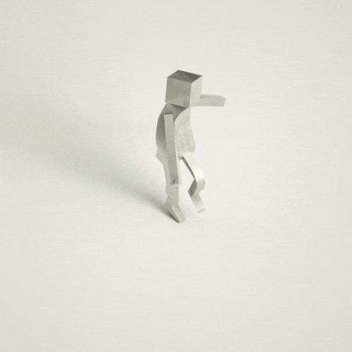 skipping robot gif